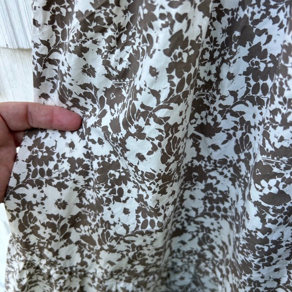 Rails Leni Floral Tiered Midi Dress Square Neck Spaghetti Straps Tie Back‎ S - Picture 7 of 9